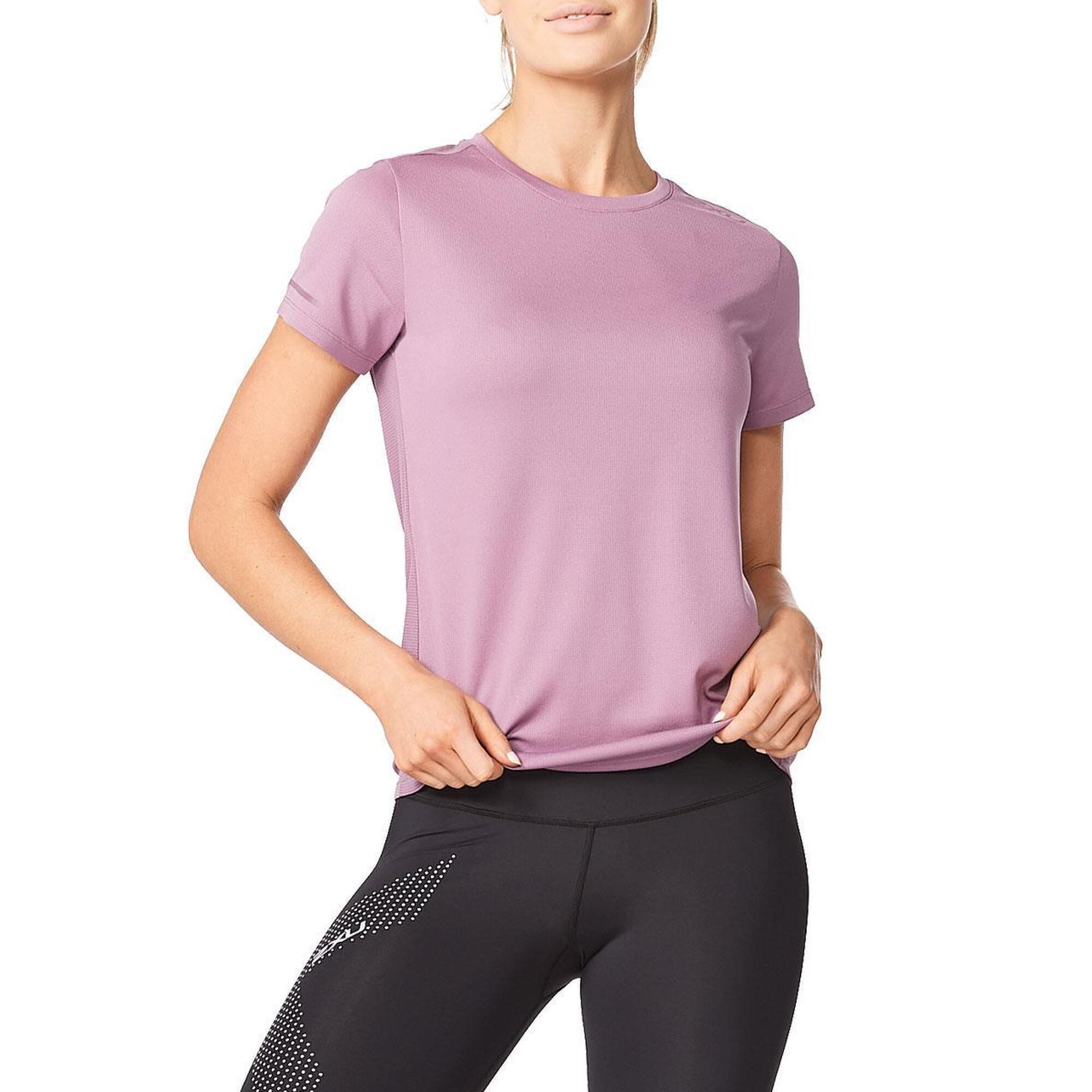 2XU 2XU Women's Aero T-Shirt - Orchid Mist