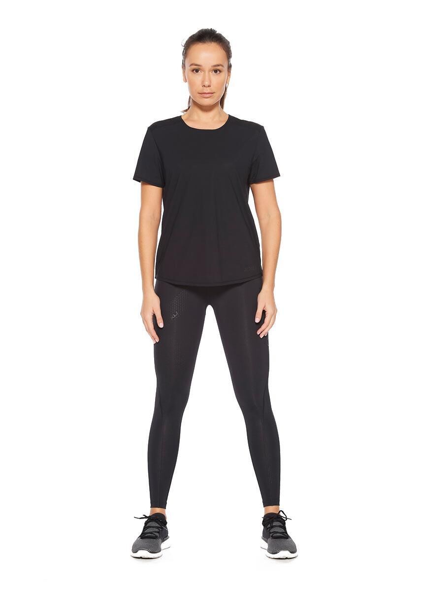 2XU 2XU Women's Motion Mesh T-Shirt - Black