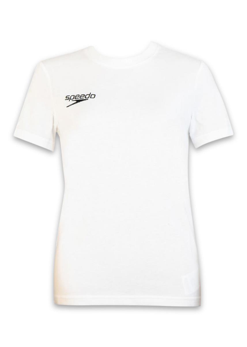 Speedo Team Kit Junior Small Logo T-Shirt - White 1/1