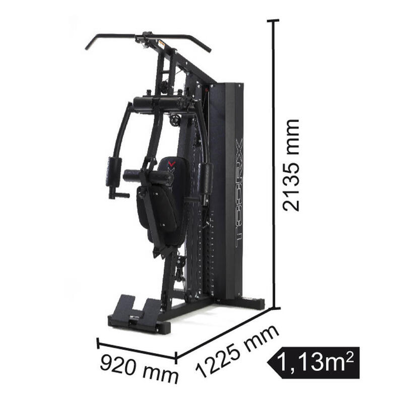 Home Gym - 102 kg gewichtsblok - Compact - MSX-70