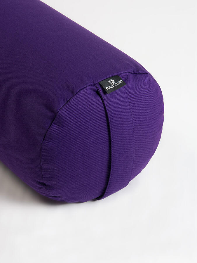 Yoga Studio Organic Buckwheat Lotus Bolster - Purple 5/5