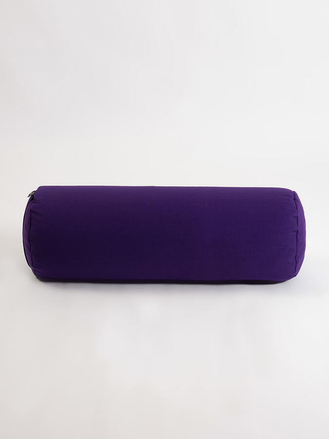 Yoga Studio Organic Buckwheat Lotus Bolster - Purple 3/5