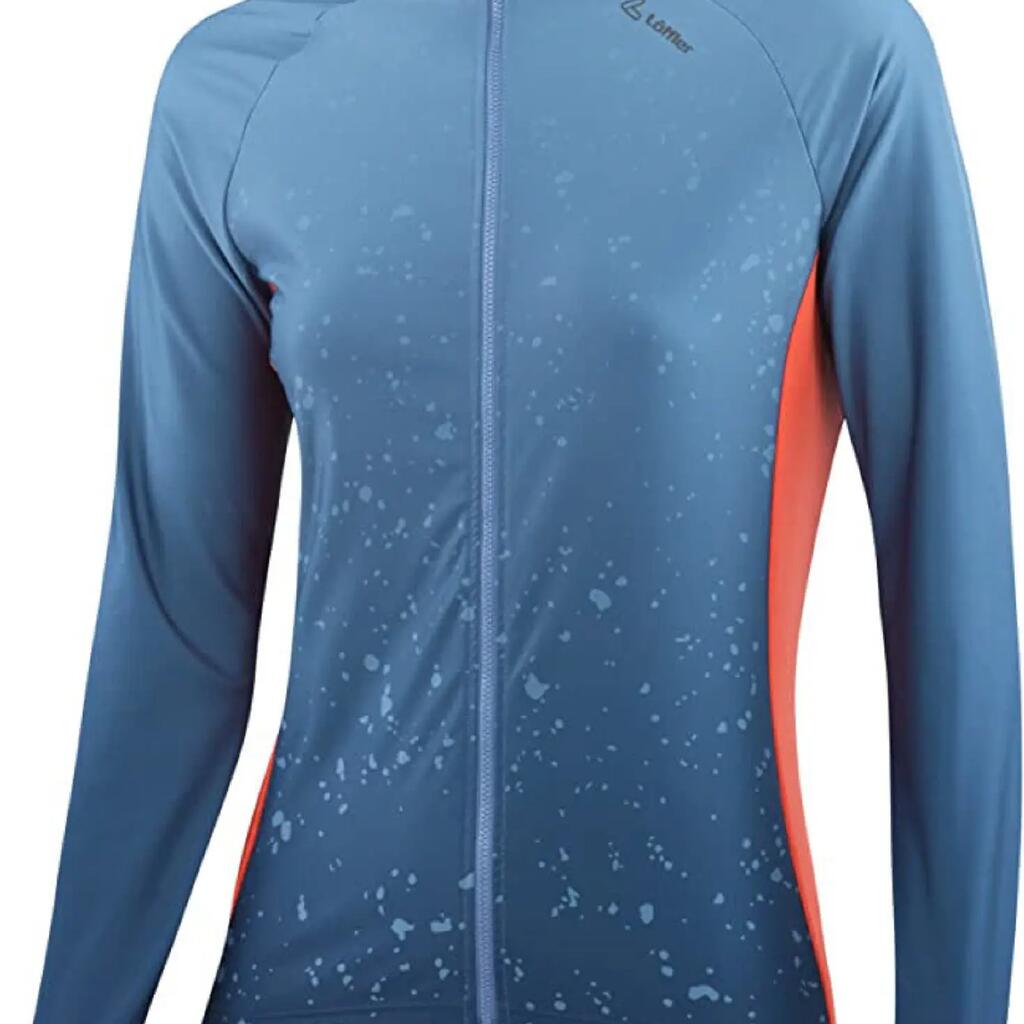 Cycling jersey long sleeves W Bike L/S Jersey Dirt women - Blue