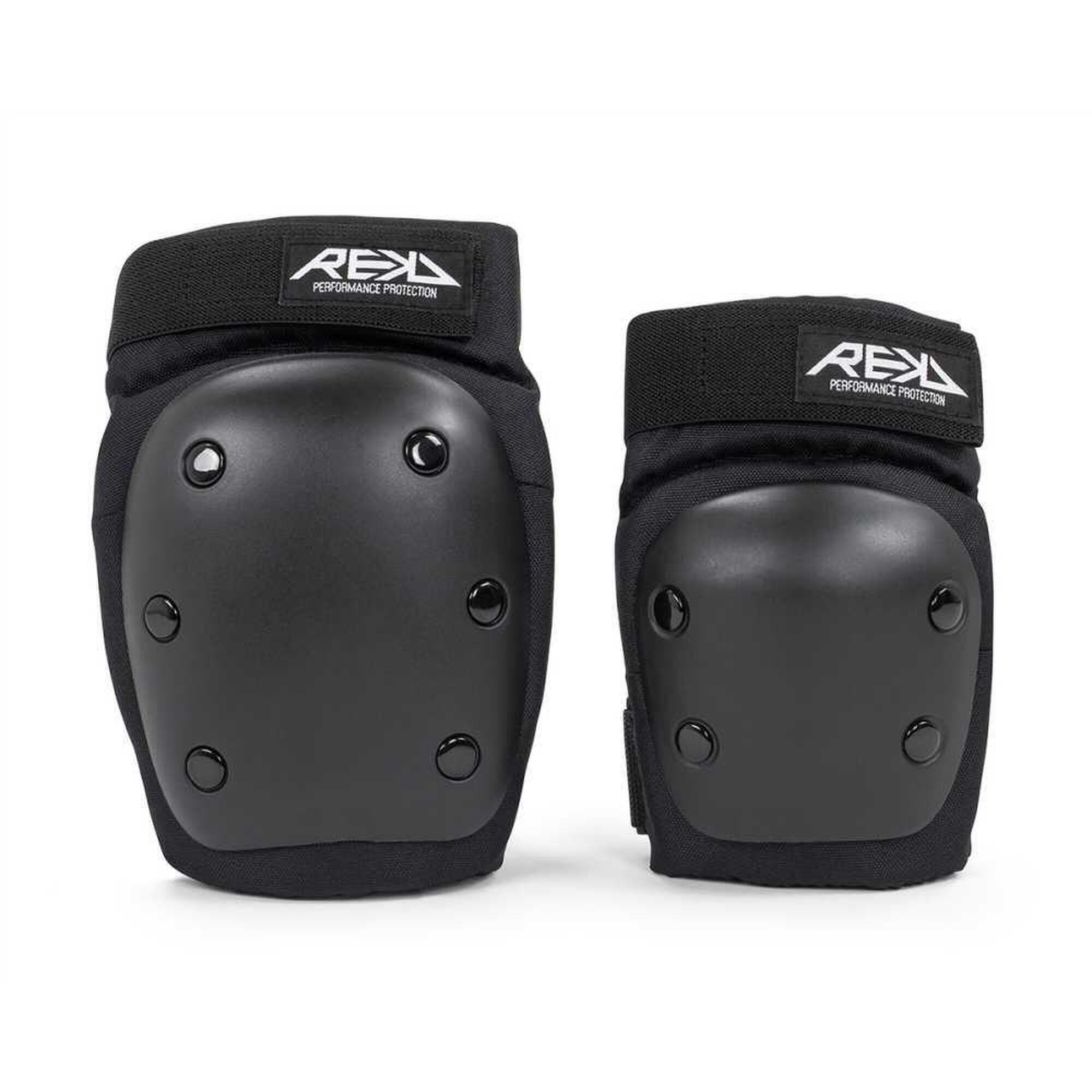 REKD Pack 2 protections JUNIOR HEAVY DUTY Noir 1/7