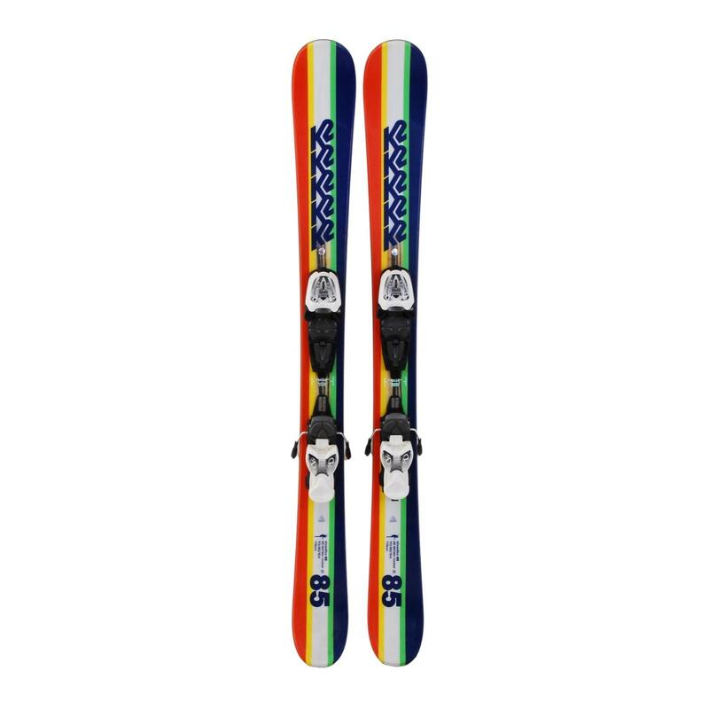 RECONDITIONNE - Ski Junior K2 Shreditor 85 + Fixations - BON