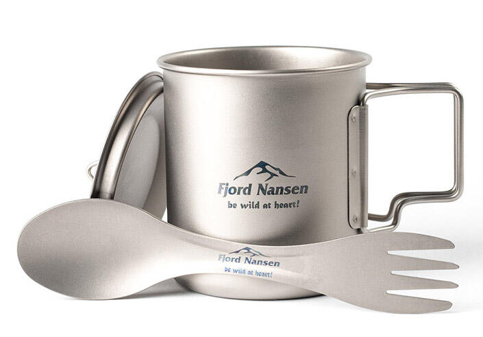 Zestaw turystyczny kubek + Spork Fjord Nansen Jacon Titanium Set 5/5