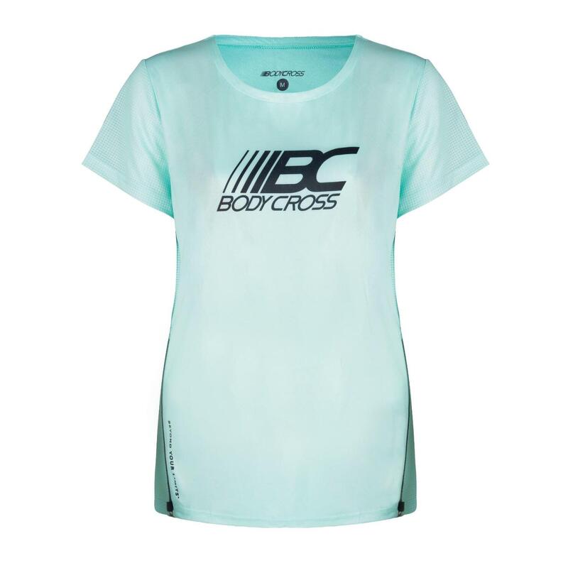 T-shirt de running AVA Vert Clair