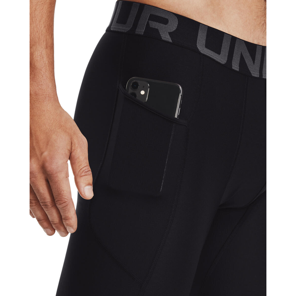Pantacollant Uomo Under Armour HeatGear Nero 4/7
