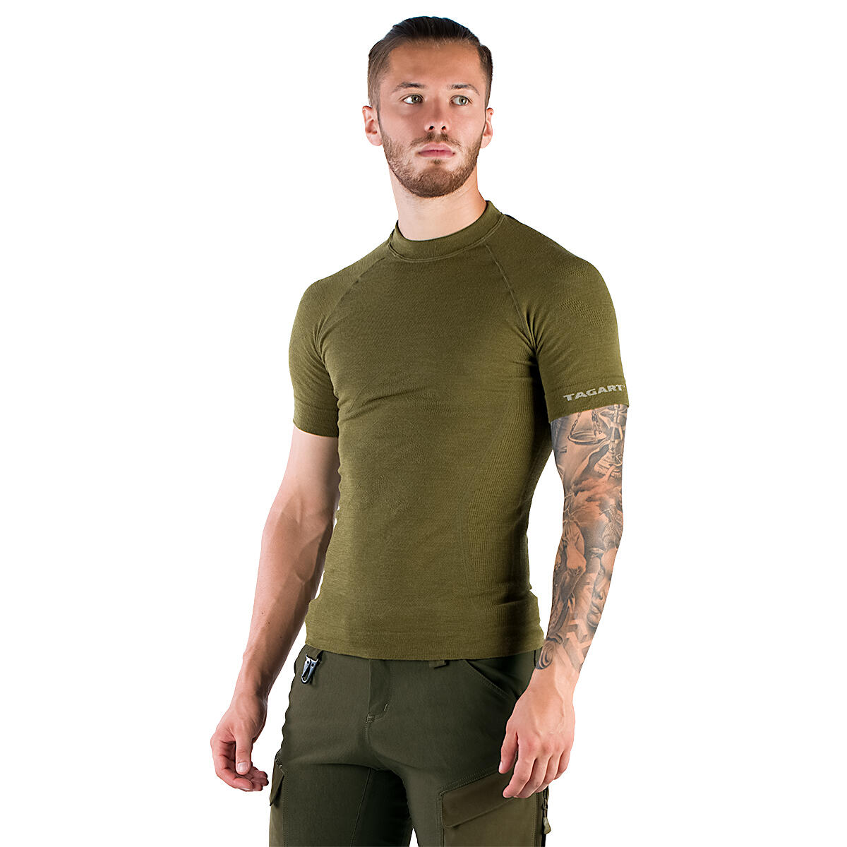 T-shirt thermoactif pour homme Tagart Greenland en laine mérinos 5/5