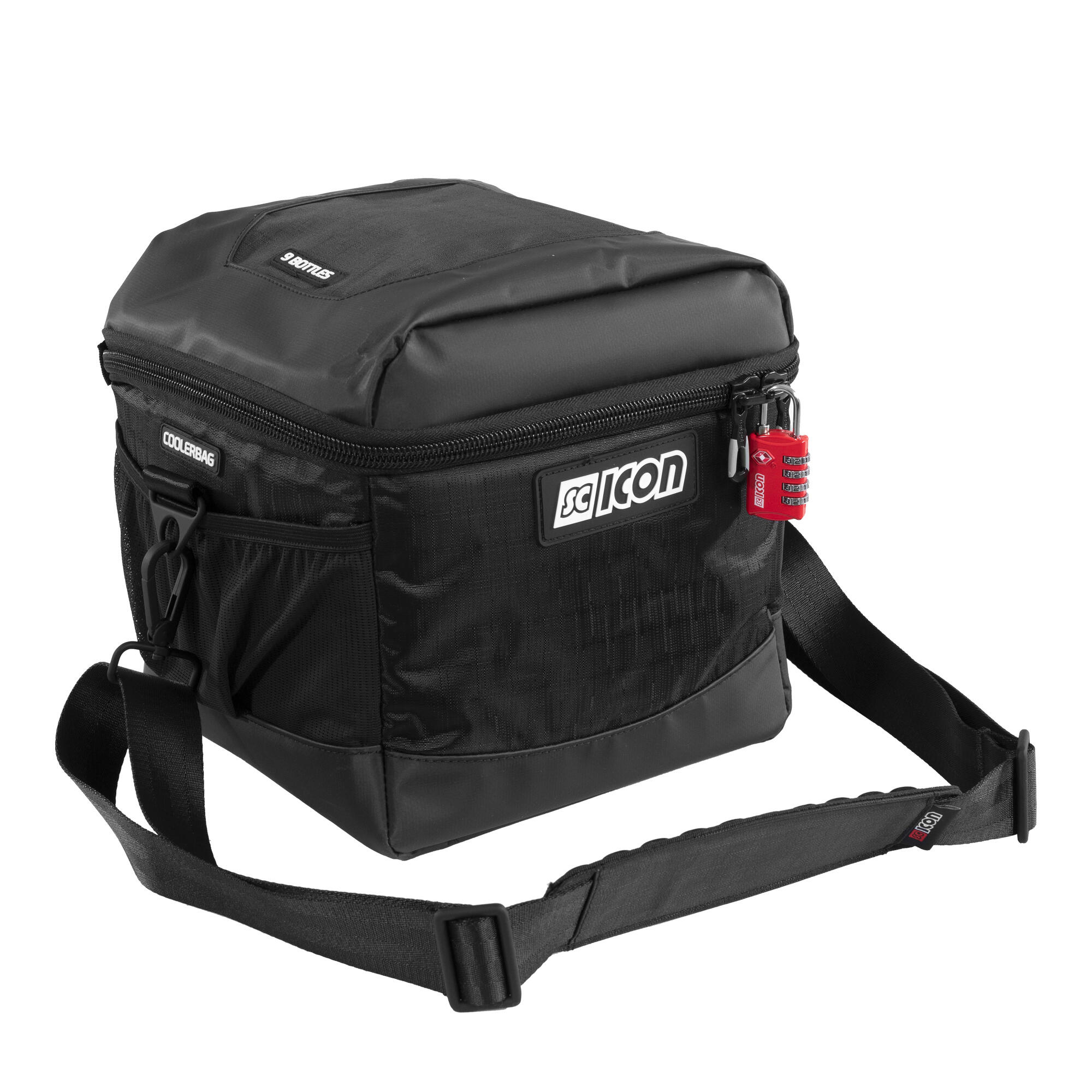 SCICON SPORTS Borsa Termica 9 borracce (Nero)
