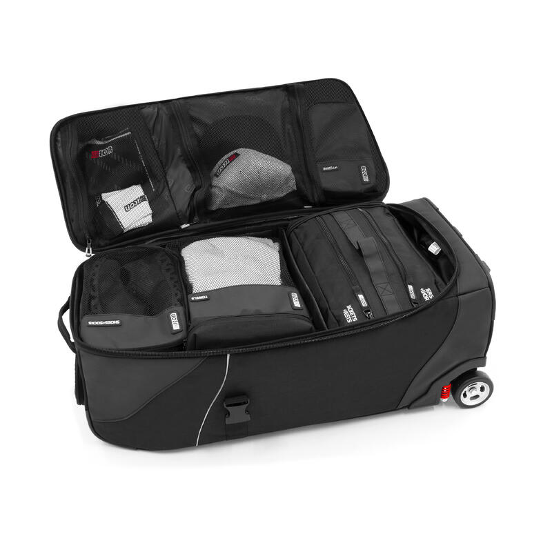 Gemiddelde bagage 80L 2WD (zwart)