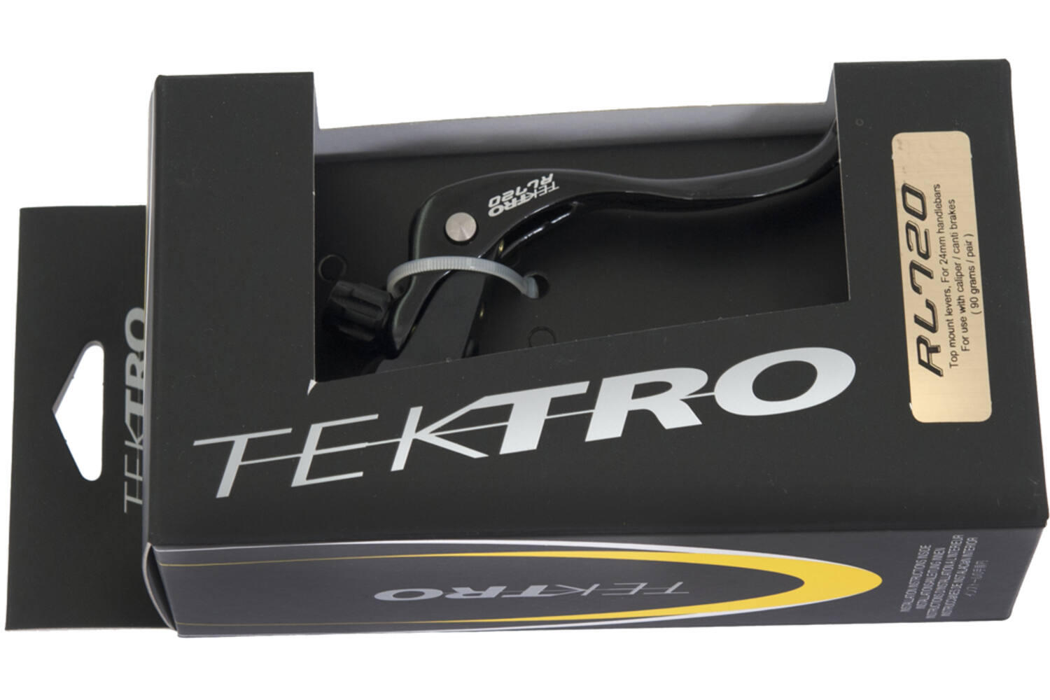 Tektro RL720 CX Brake Levers 24mm Pair Black 2/4