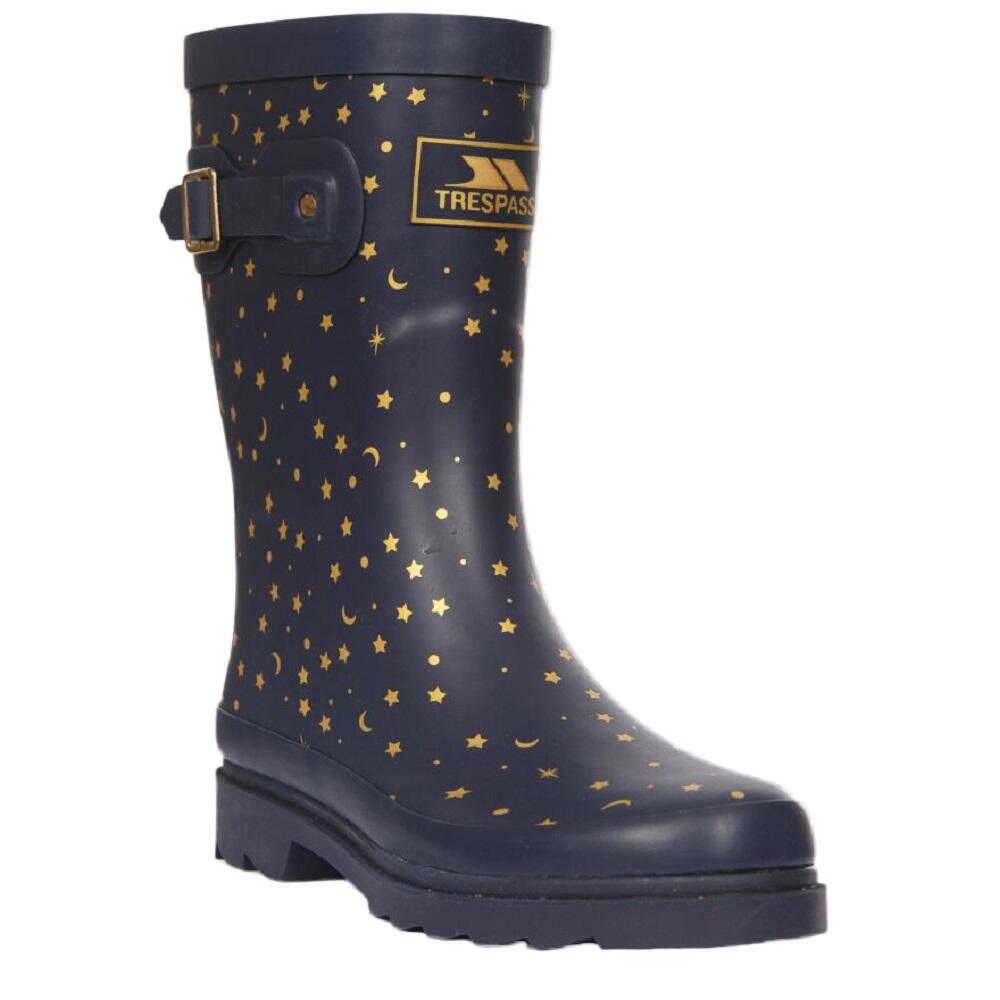 TRESPASS Galochas Estampado Celeste Mulher Meia-Noite