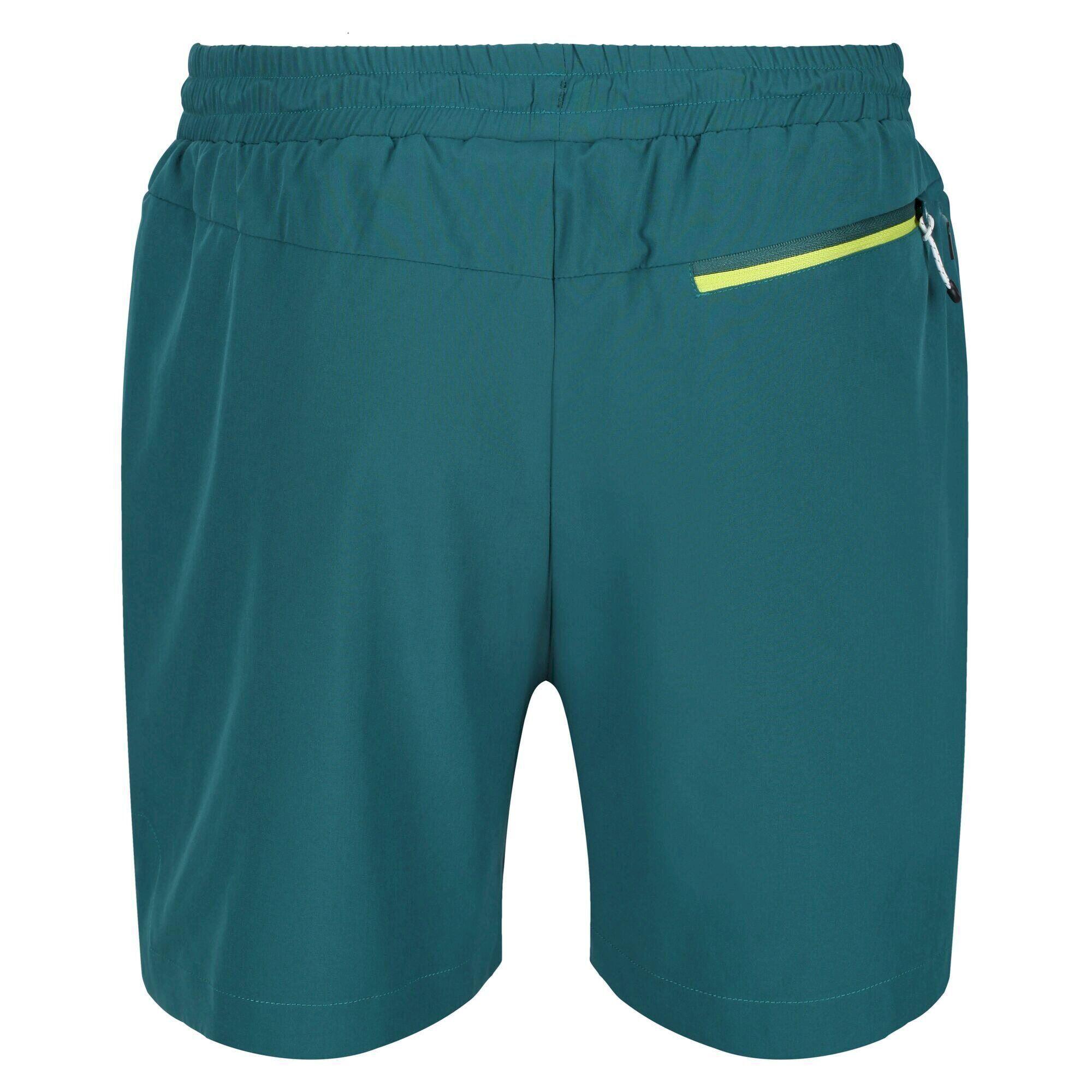 Mens Hilston 2 in 1 Shorts (Pacific Green) 2/5