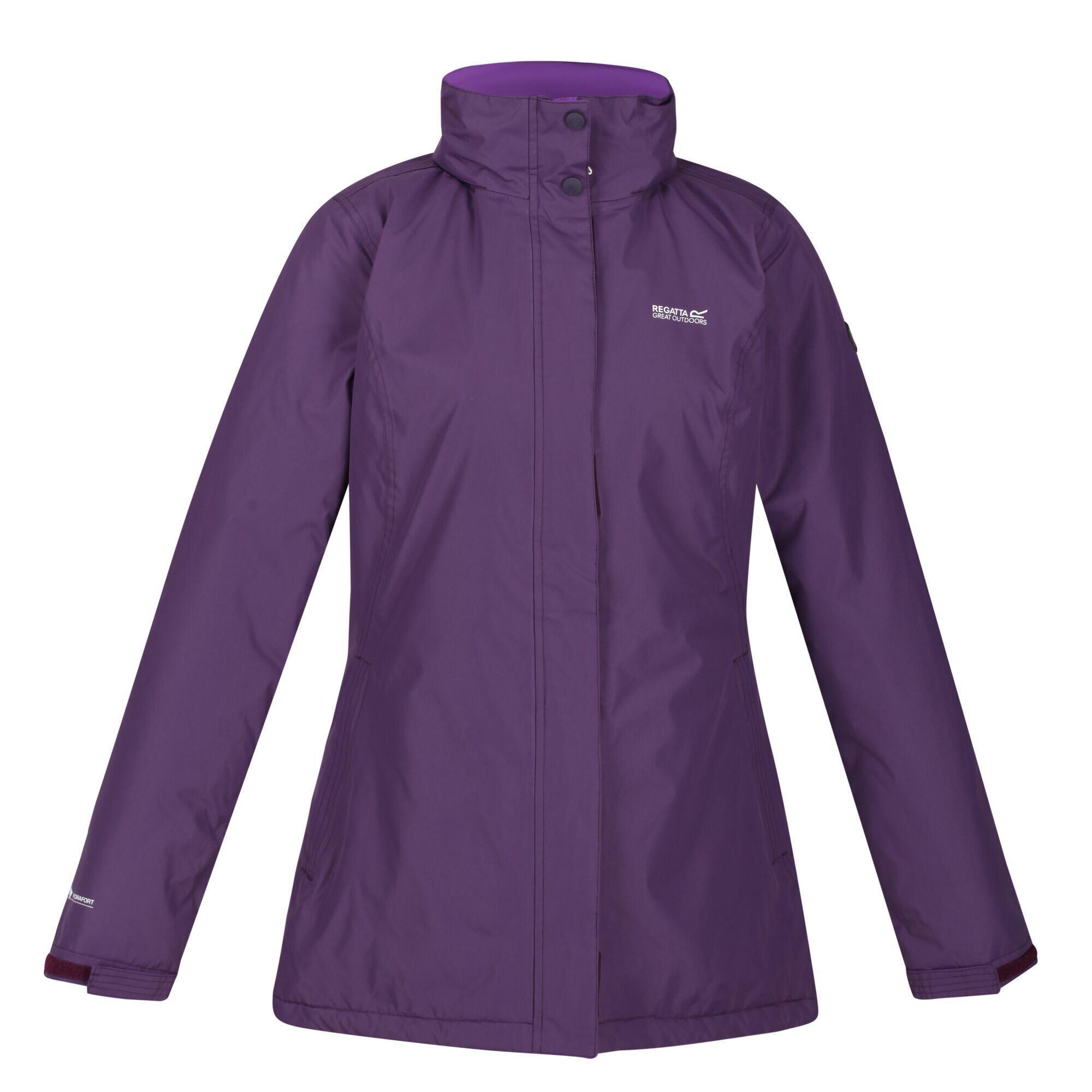 Dames Blanchet II Jas (Donker aubergine/purper saffier) 2/5