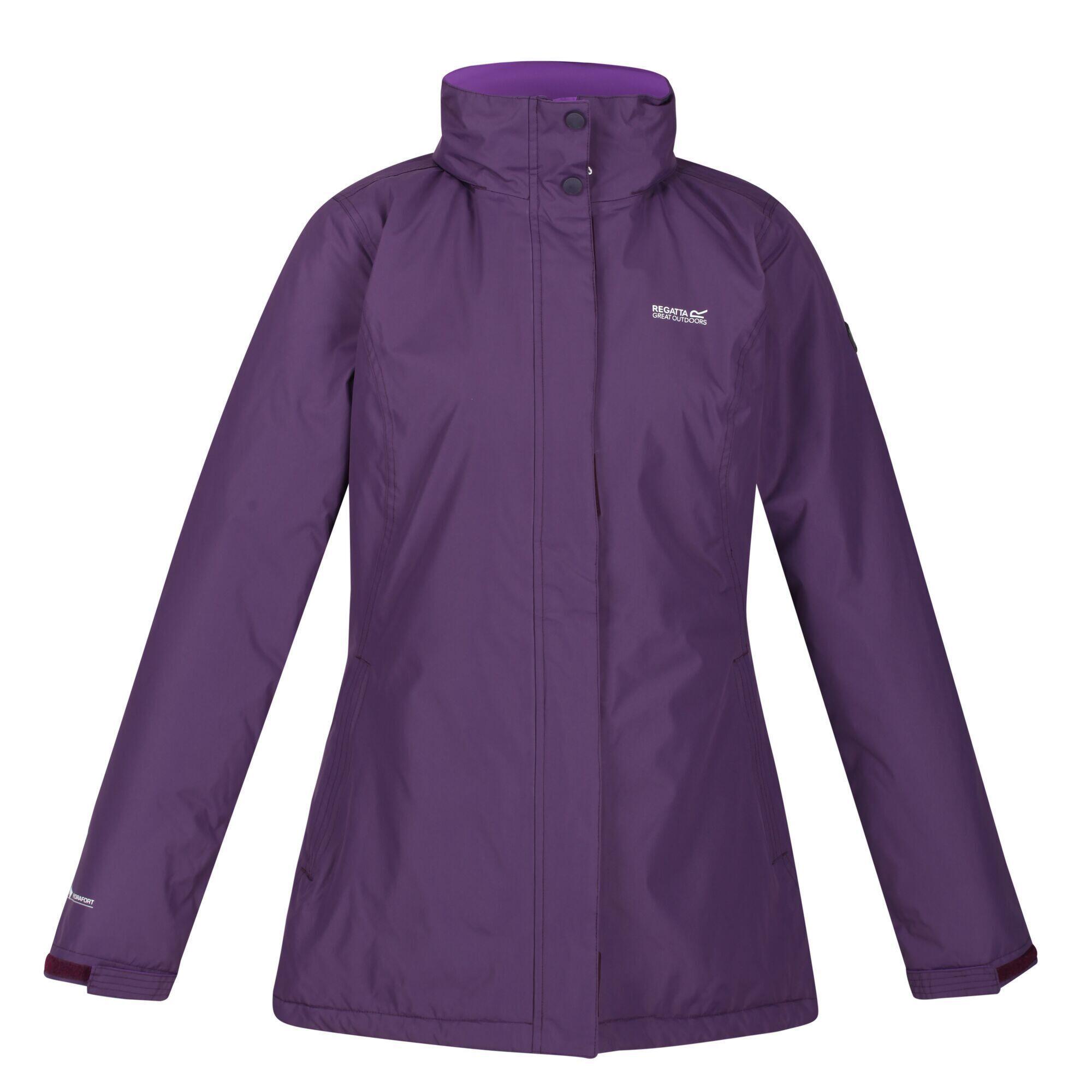 REGATTA Womens/Ladies Blanchet II Jacket (Dark Aubergine/Purple Sapphire)