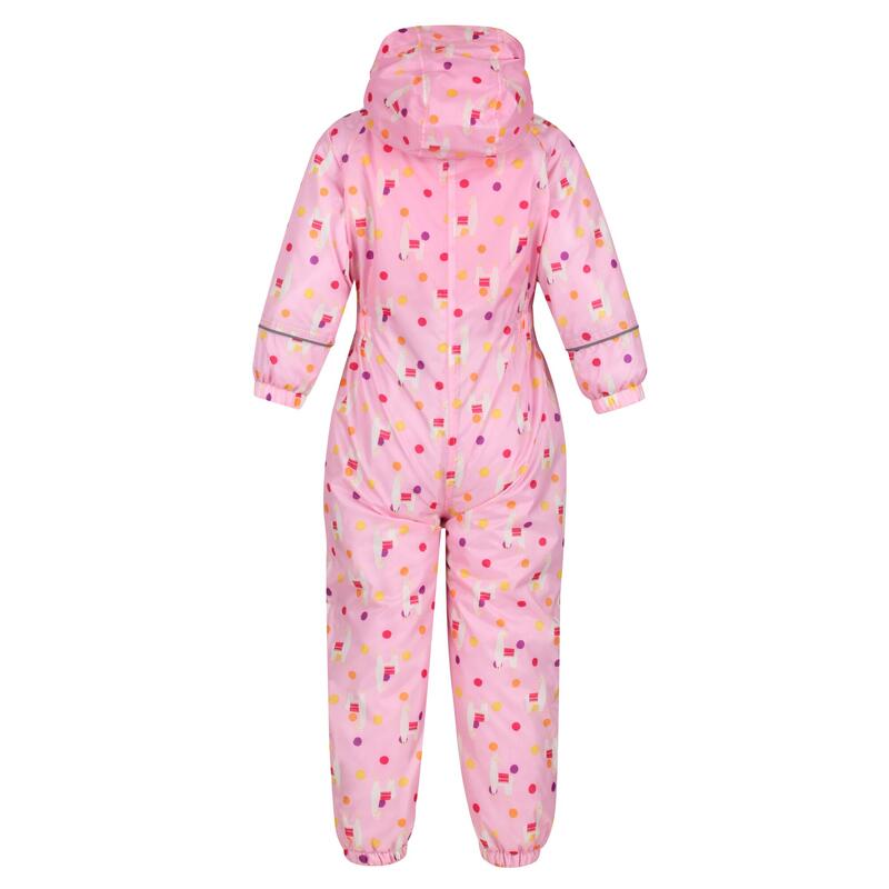 Kinder/Kinderen Printed Splat II Hooded Regenpak (Zoete sering)