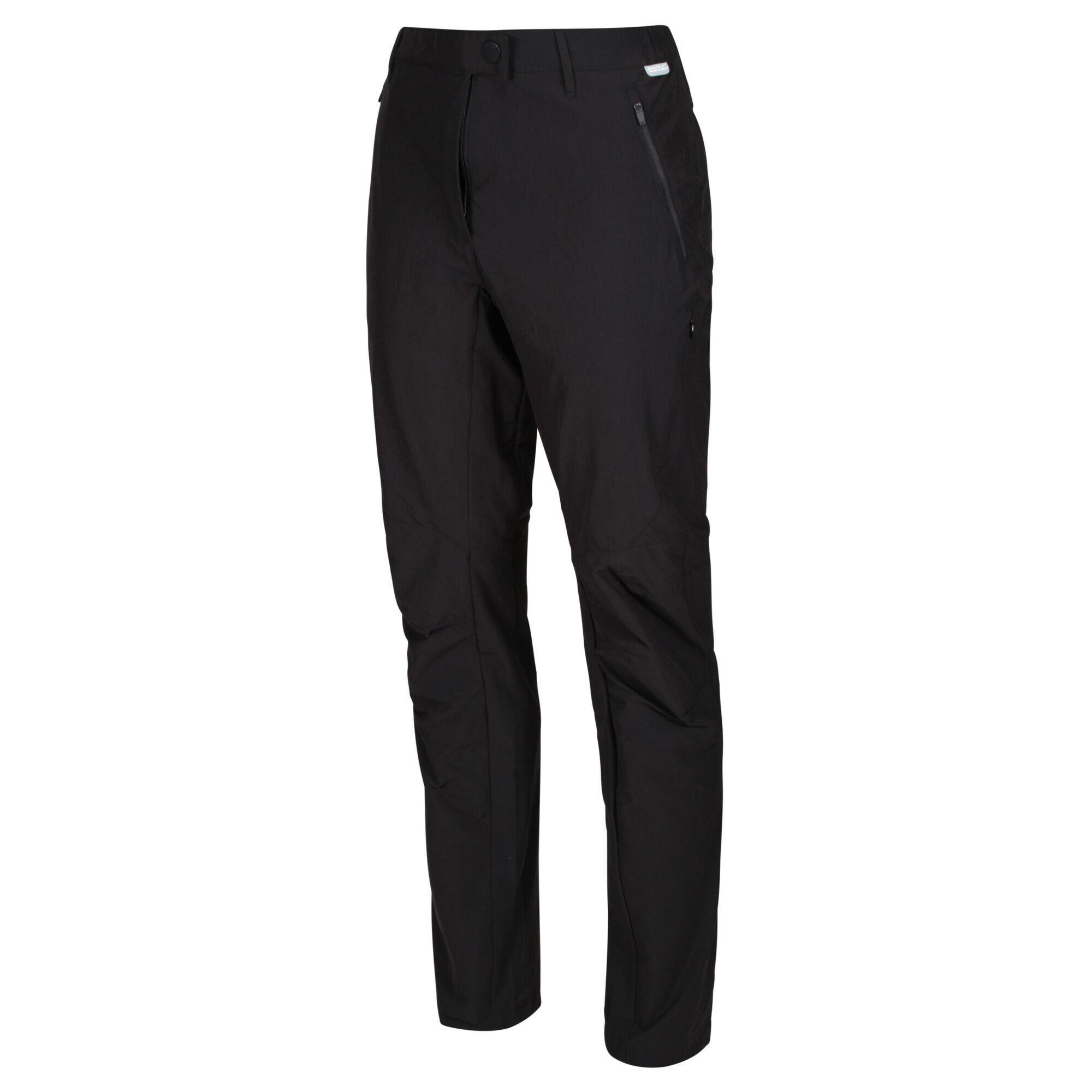 Womens/Ladies Highton Walking Trousers (Black) 3/5