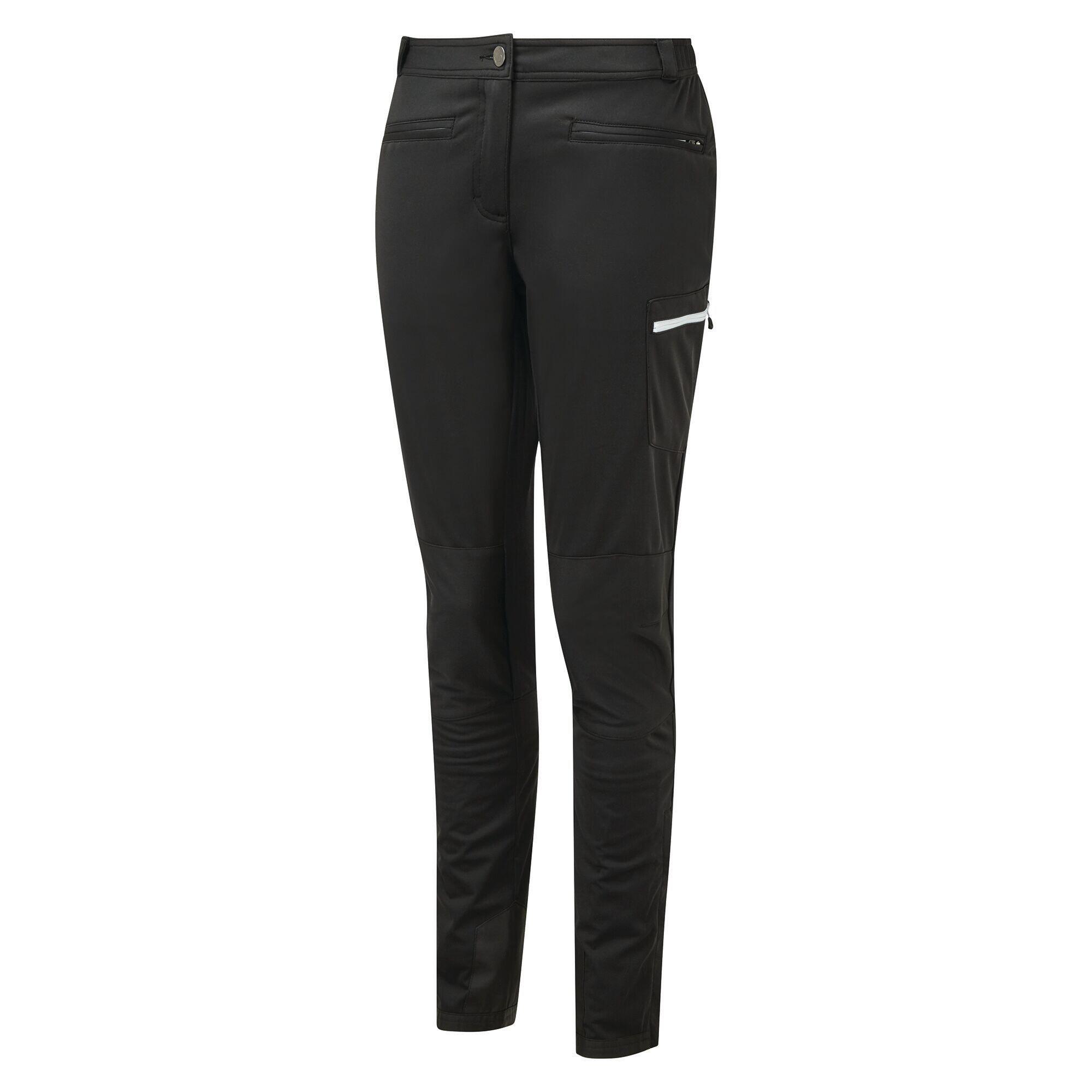 Womens/Ladies Nonstop Walking Trousers (Black) 3/4