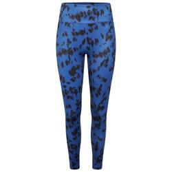 Dames Invloedrijke Tie Dye Gerecycleerde Legging (Ruimte Blauw)