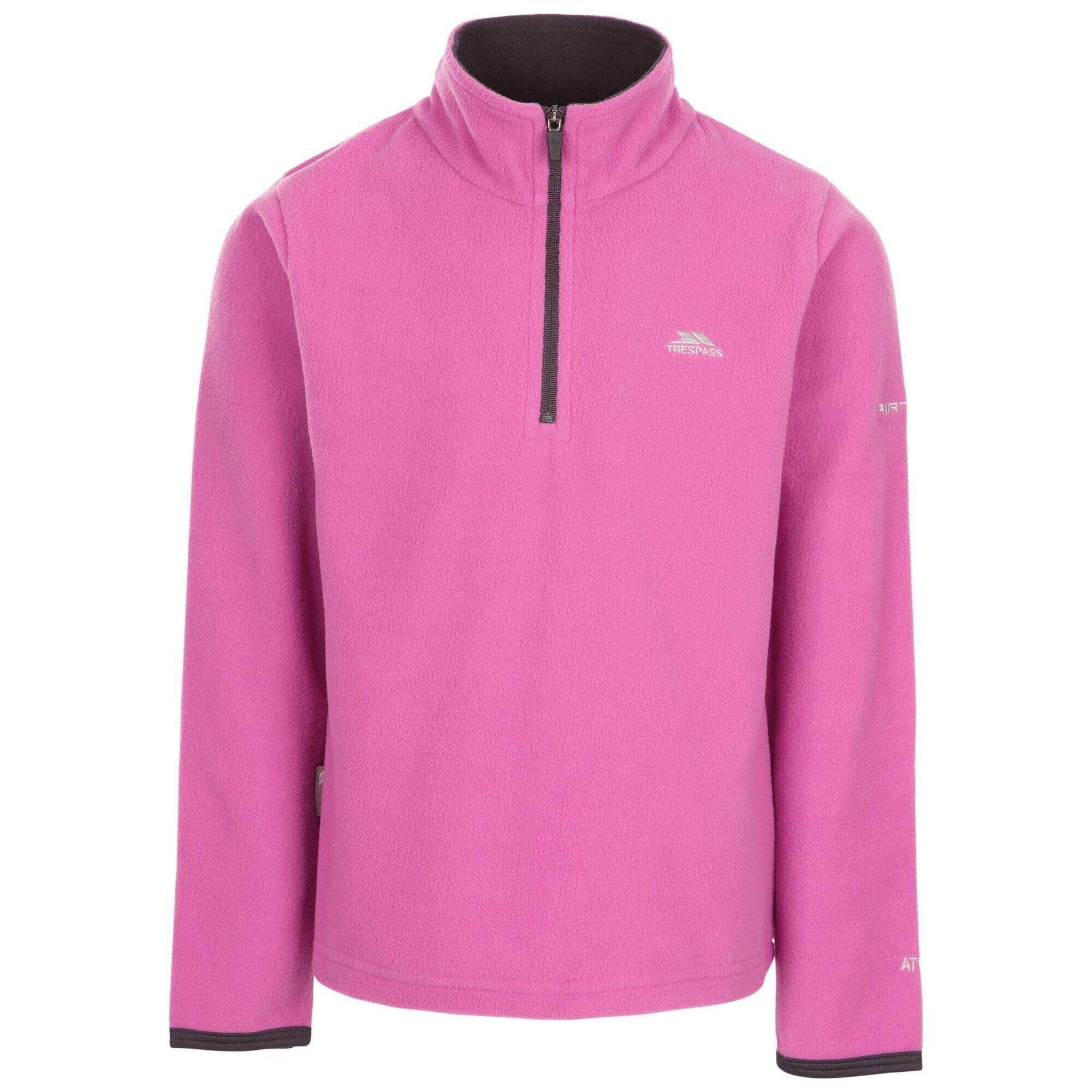TRESPASS Kinderen/meisjes Sybil Micro Fleece (Diep Roze)