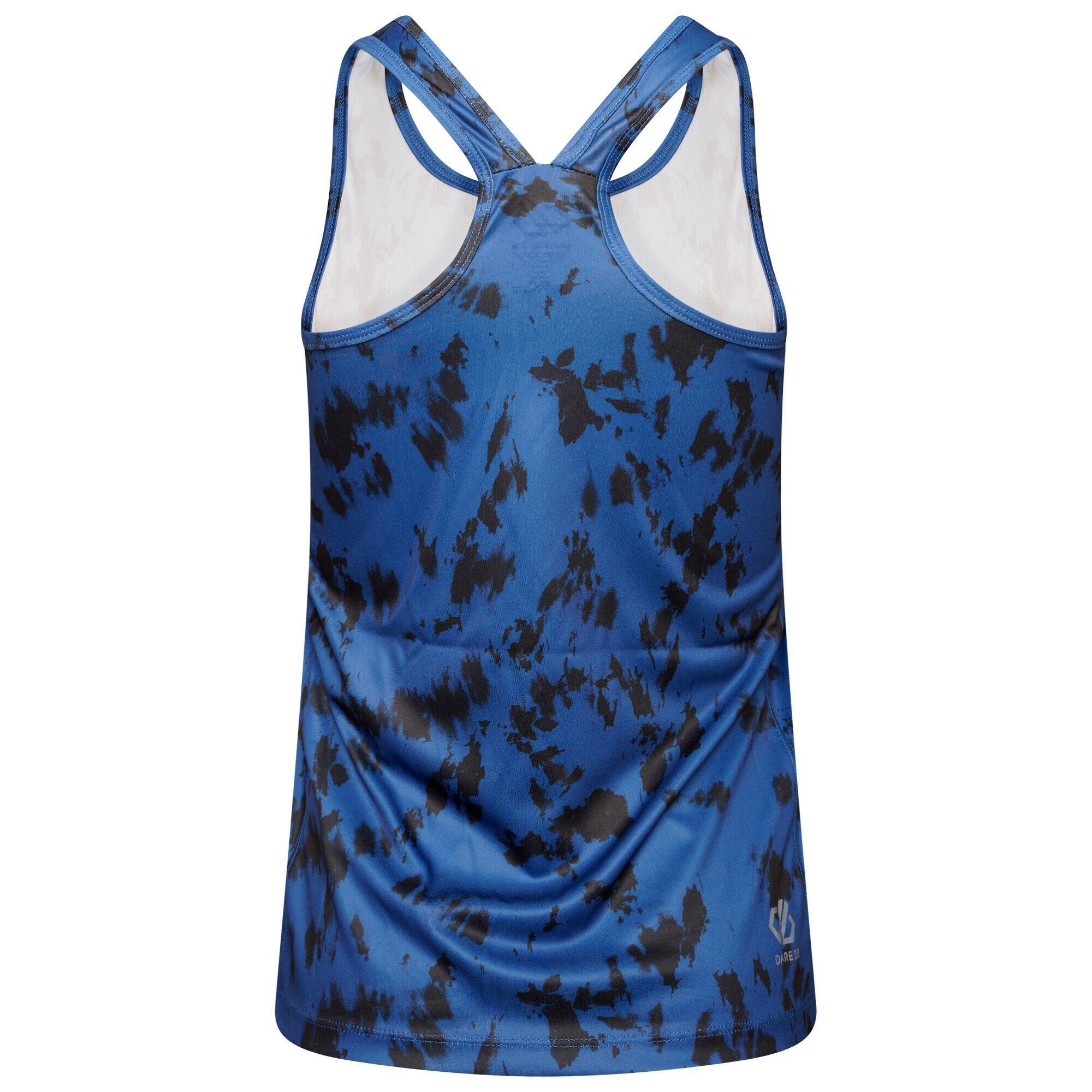 Womens/Ladies Ardency II Tie Dye Recycled Vest (Space Blue) 2/5