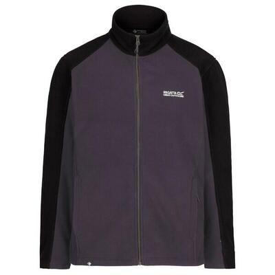 Great outdoors heren hedman ii tweekleurige fleece vest (grijs/zwart)