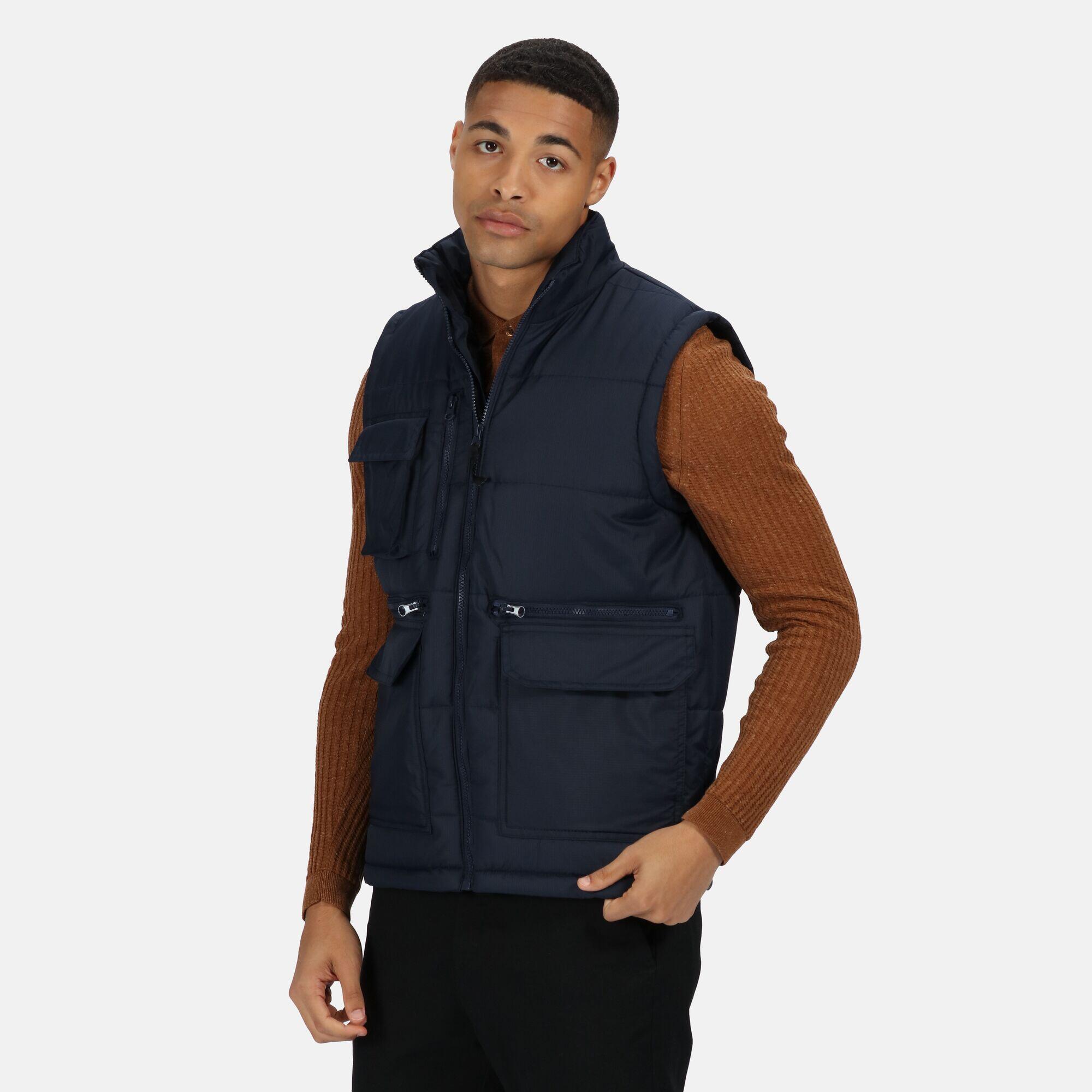 Mens Steller Bodywarmer (Navy) 3/4