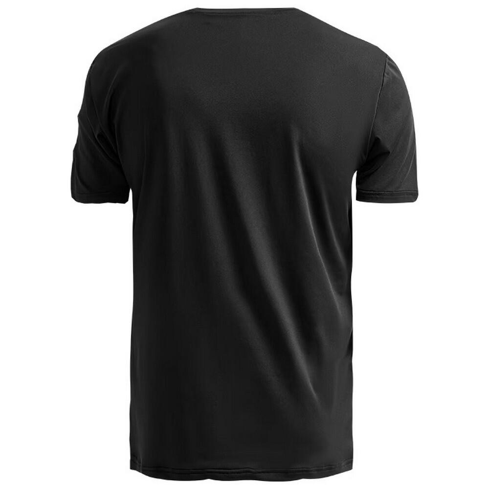 Mens Essential Core Dry ShortSleeved TShirt (Black) 2/3