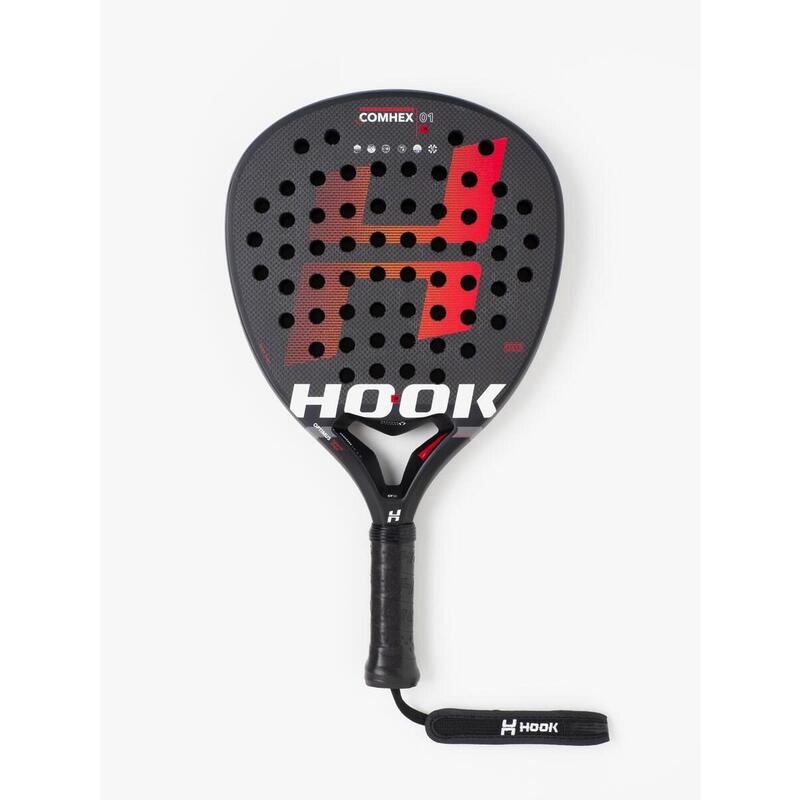 Offensieve Padel Racket met grote sweetspot - Comhex Attack