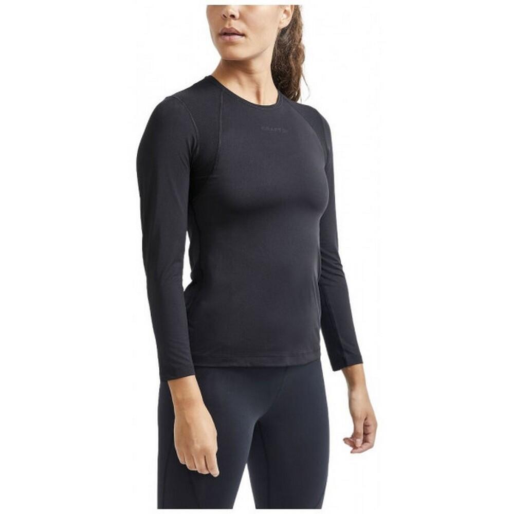 Womens/Ladies ADV Essence LongSleeved TShirt (Black) 3/4