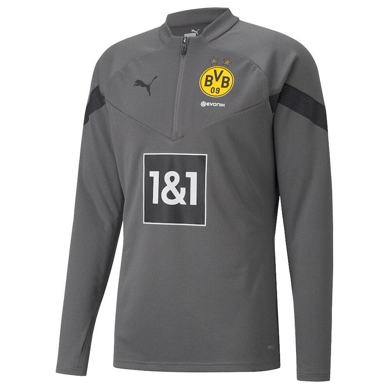 Trainings sweatshirt met 1/4 rits Borussia Dortmund 2022/23