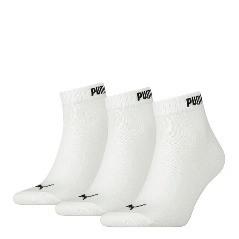 Chaussettes QUARTER Adulte (Blanc)