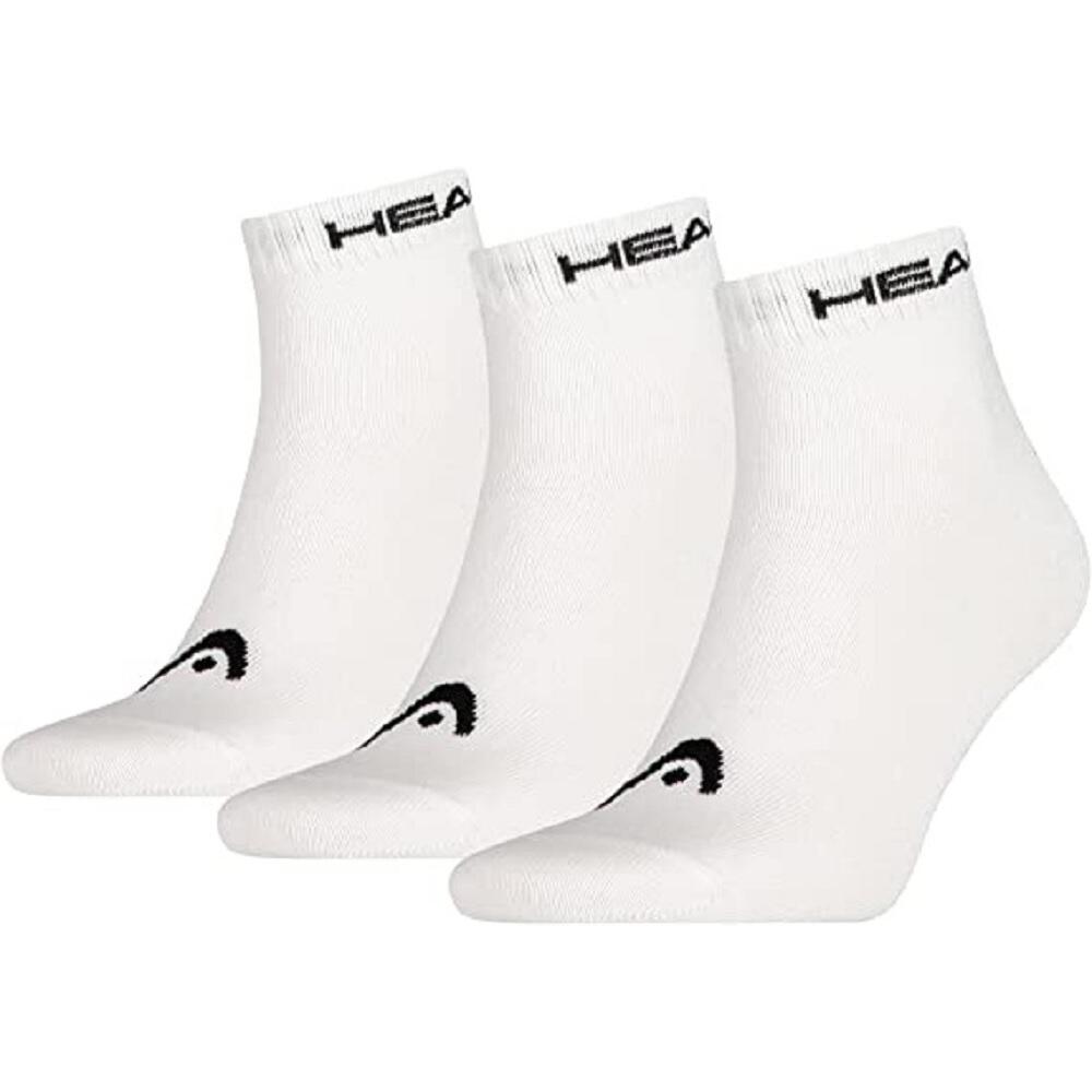 Men's QUARTER socks (White / Black)