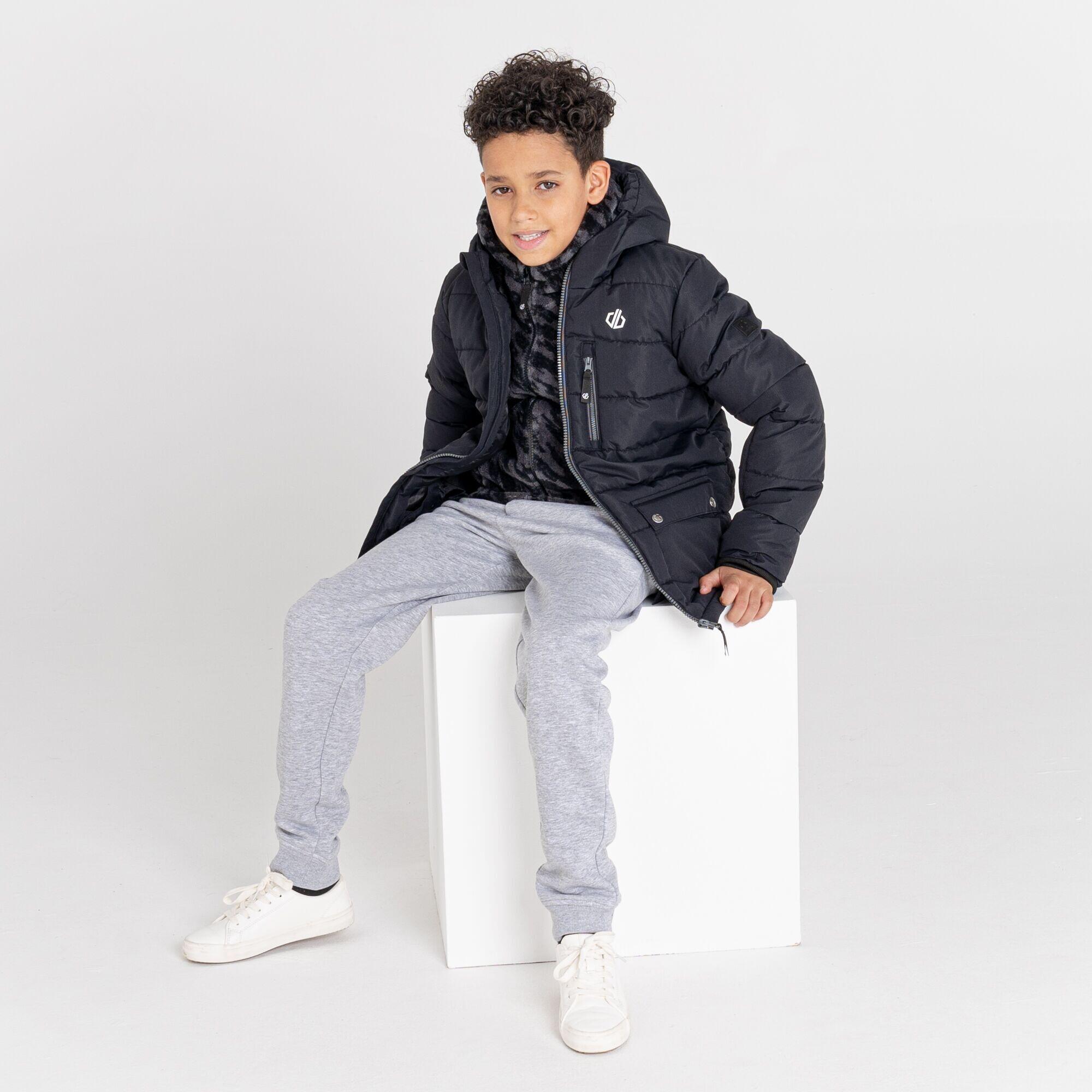 Boys Waterproof Ski Jacket (Black) 4/5