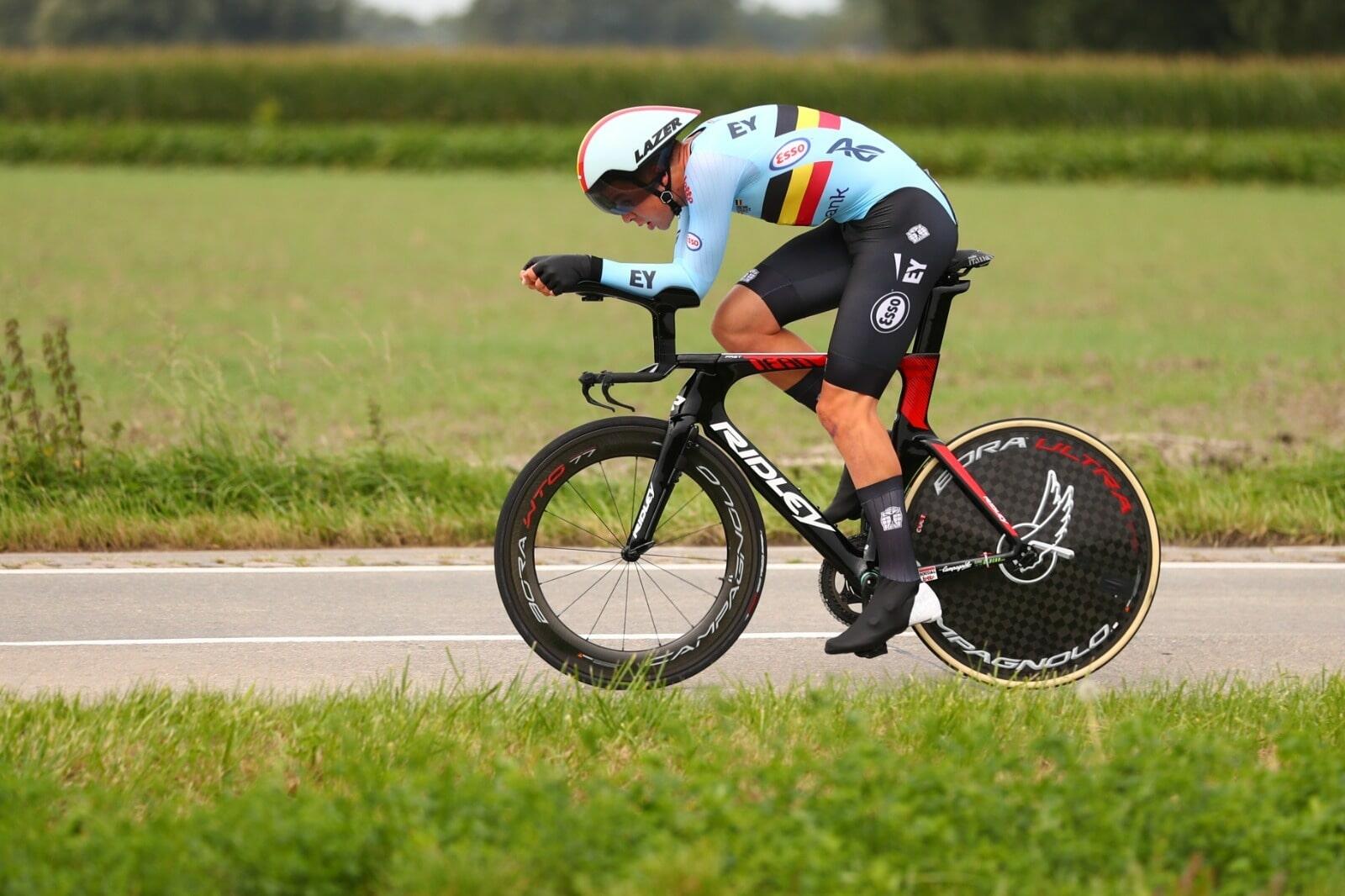 Chaussettes V�lo - Noir - Officiel Equipe Belgique 4/5