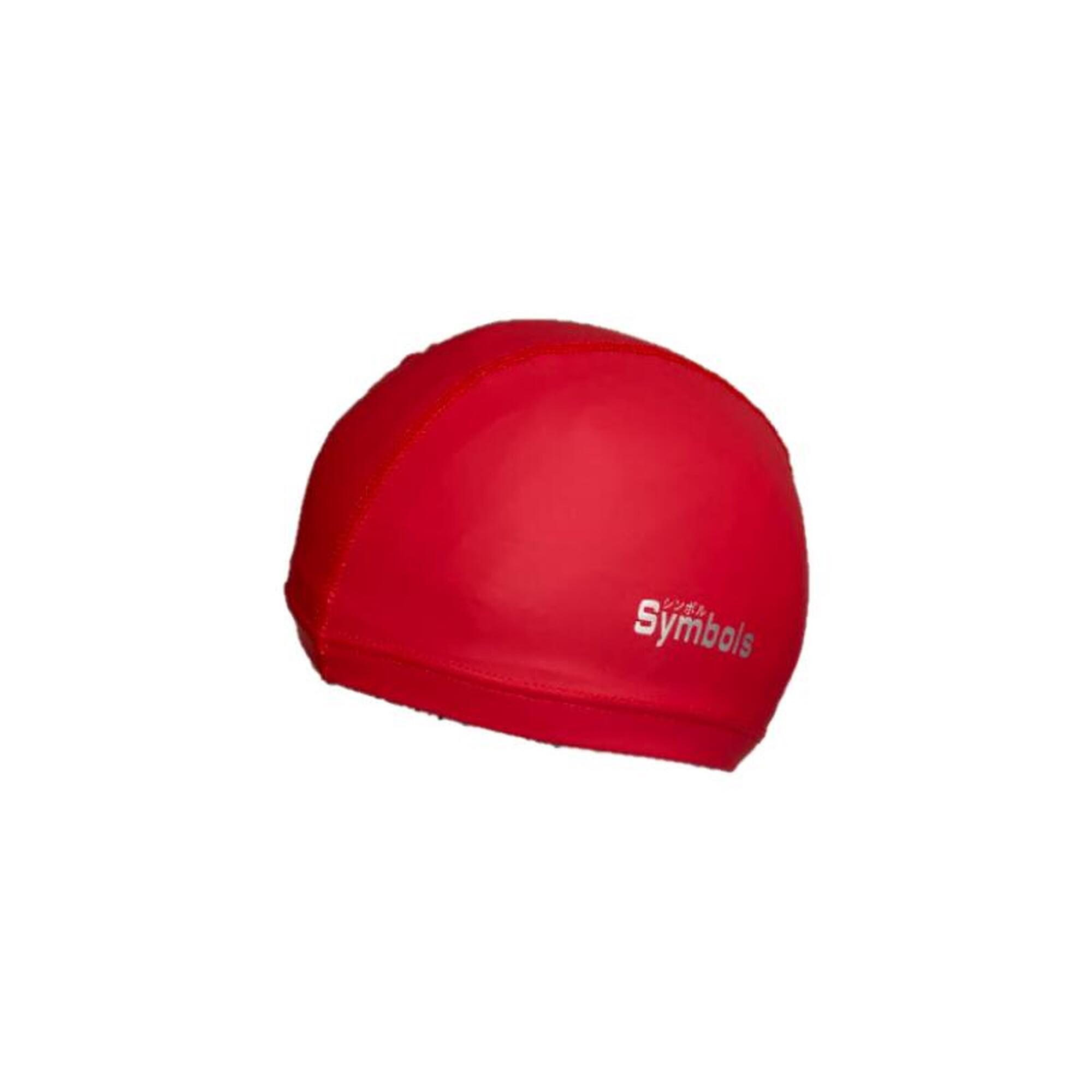 CAP002 Adult PU coated, comfortable Swimming Cap - RED