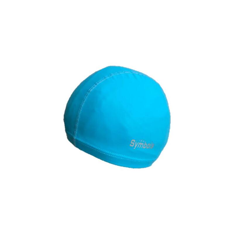 CAP002 Adult PU coated, comfortable Swimming Cap - Light Blue