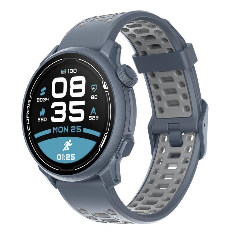 Montre GPS Connectée Multisports COROS Pace 2 Silicone Blue Steel