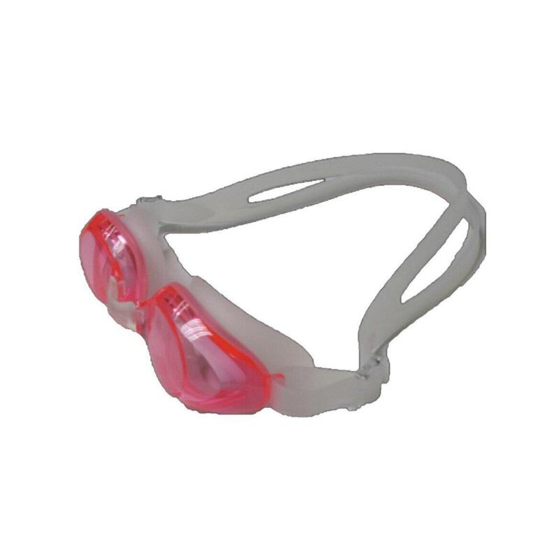 [MS-7600] Silicone UV Protection Anti-Fog Swimming Goggles - PINK
