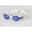 MS-9500 Silicone Anti-Fog UV Protection Optical Swimming Goggles - White/Blue