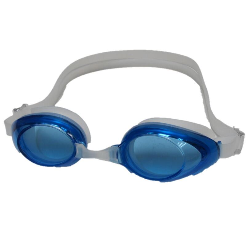 【MS-7600】高級防霧防UV矽膠泳鏡 - 藍色
