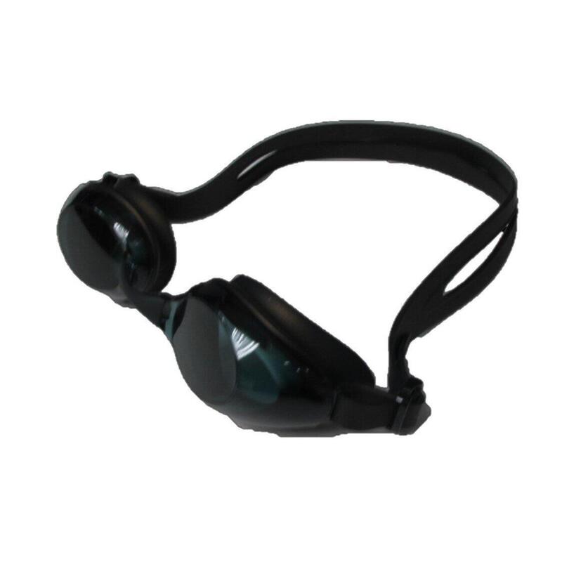 [MS-7600] Silicone UV Protection Anti-Fog Swimming Goggles - BLACK