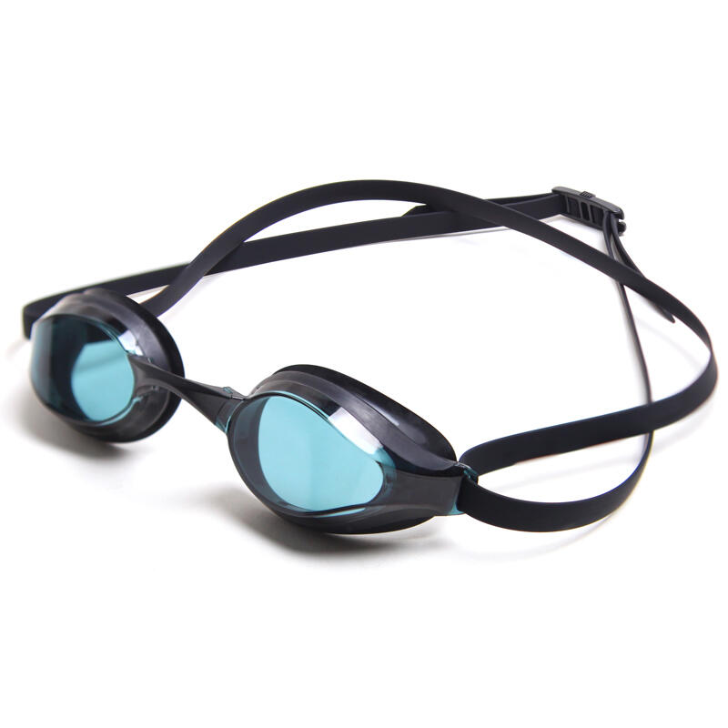 MS-9800 Silicone Anti-Fog UV Protection Swimming Goggles - BLACK