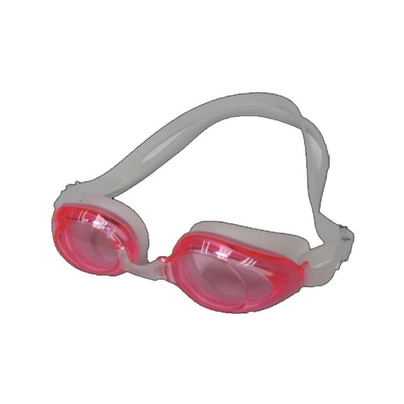 [MS-7600] Silicone UV Protection Anti-Fog Swimming Goggles - PINK