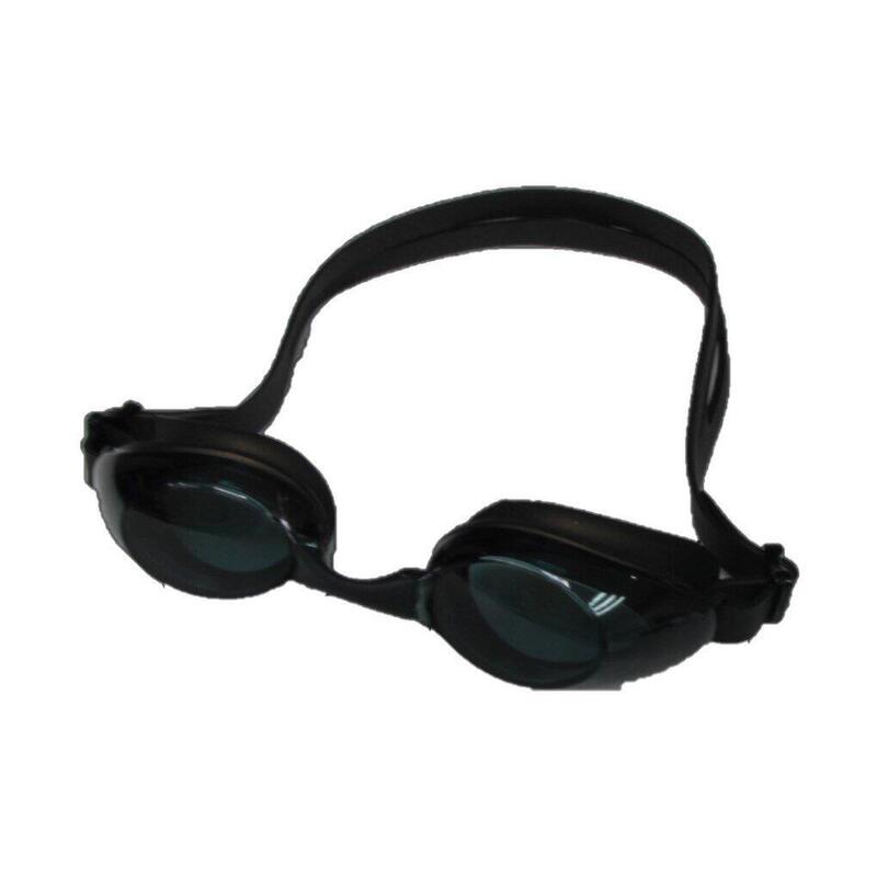 [MS-7600] Silicone UV Protection Anti-Fog Swimming Goggles - BLACK