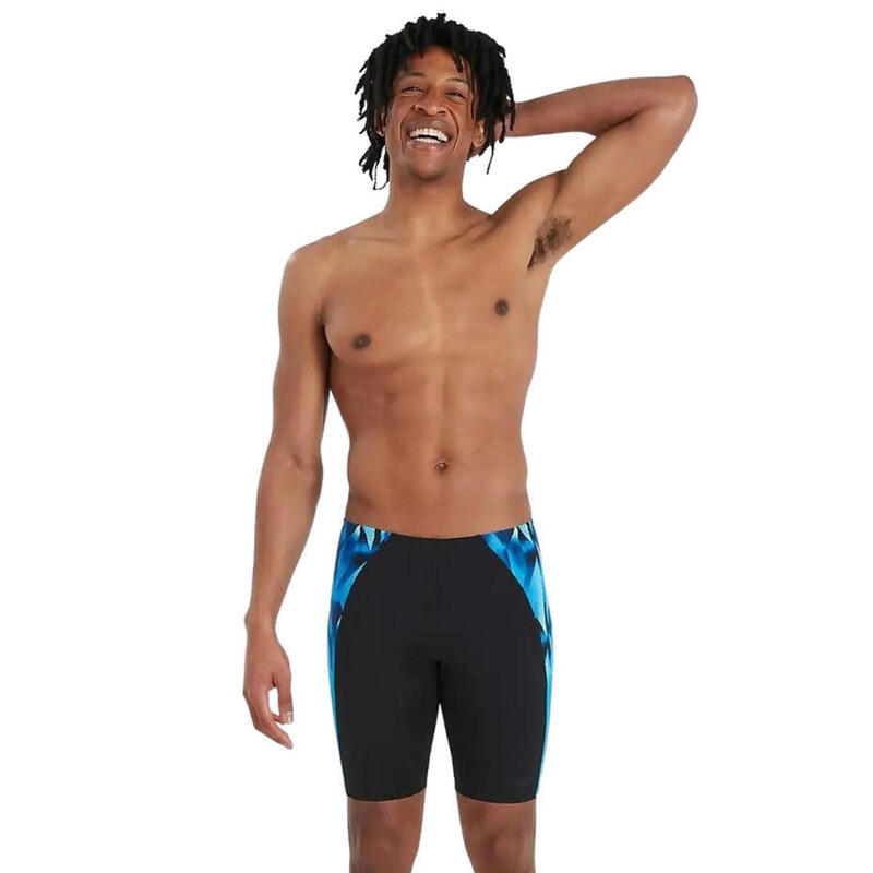 Speedo ECO Endurance Plus Splice Jammer - Black/Blue SPEEDO - Decathlon