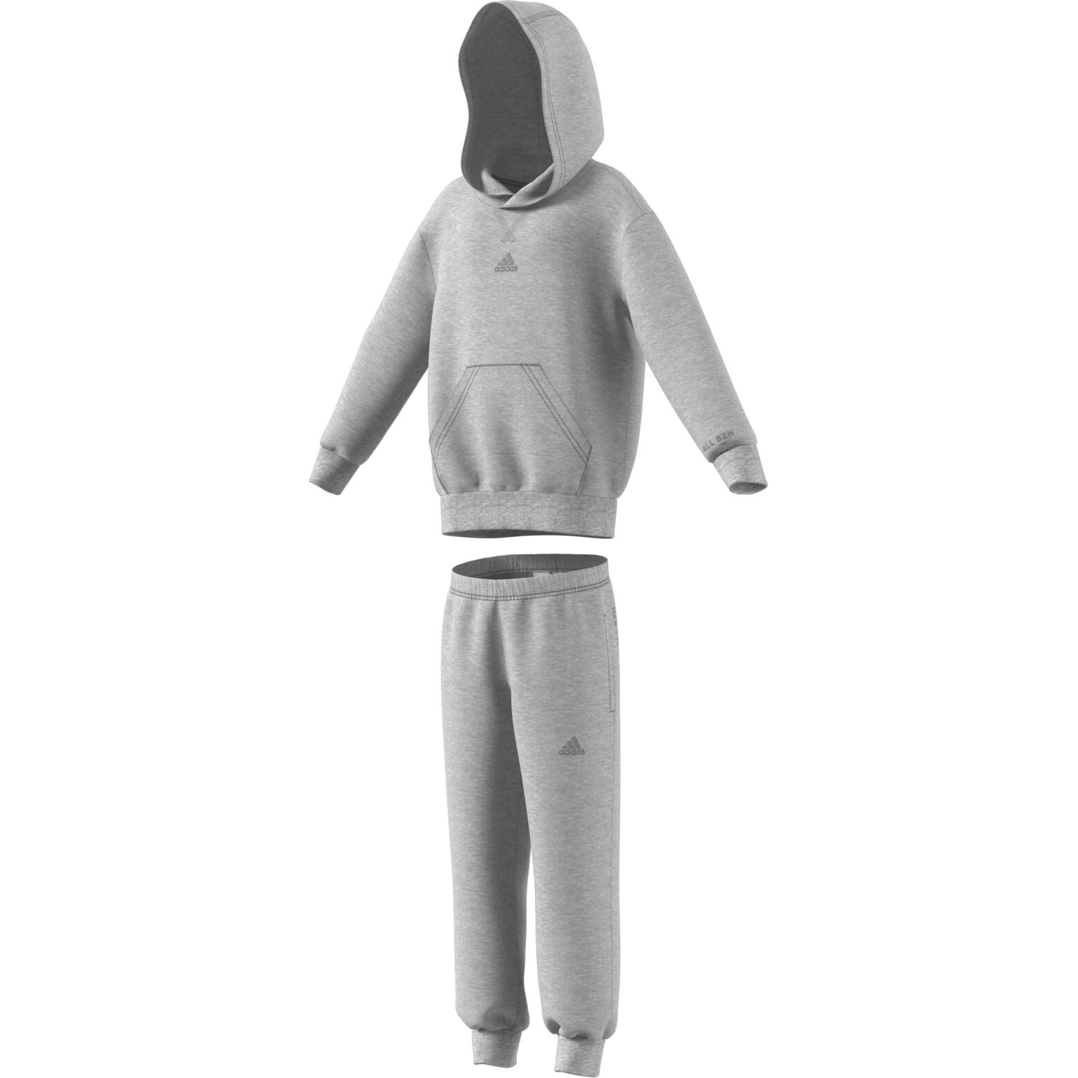 ADIDAS Tuta da ginnastica in pile con cappuccio per bambini adidas