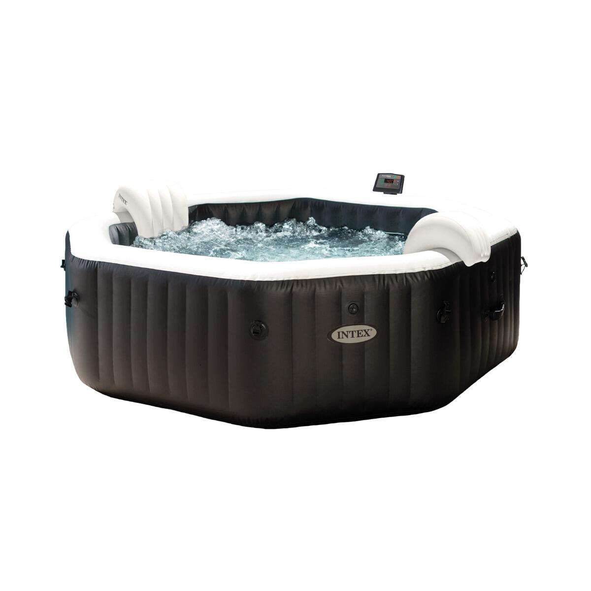 INTEX Intex PureSpa Jet & Bubble Deluxe Carbone 4 persoons - WiFi