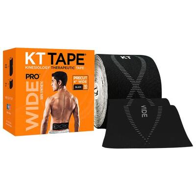 Kinesiologie Tape breit vorgeschnitten SCHWARZ